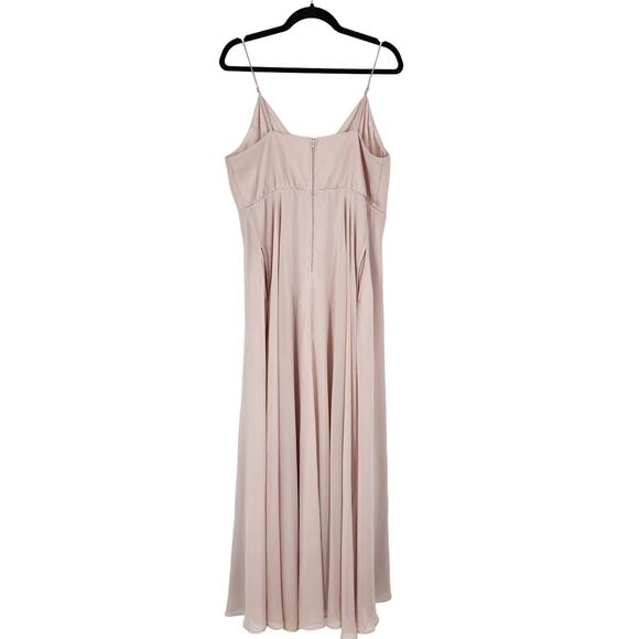 Birdy Grey Bridesmaid Kaia Curve Dress Swooping Skirt Pockets A-line Size XL - Picture 6 of 6